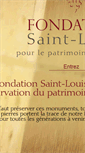 Mobile Screenshot of fondation-saint-louis.com