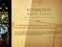 Tablet Screenshot of fondation-saint-louis.com